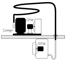 Freezer room electrical diagram